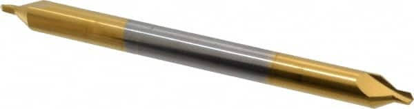 Hertel - #4 Plain Cut 60° Incl Angle Solid Carbide Combo Drill & Countersink - Strong Tooling