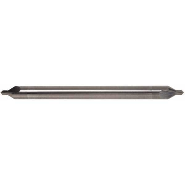 Hertel - #8 Plain Cut 90° Incl Angle Solid Carbide Combo Drill & Countersink - Strong Tooling