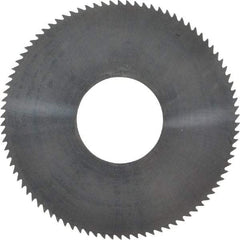 Made in USA - 1-3/4" Diam x 0.01" Blade Thickness x 5/8" Arbor Hole Diam, 90 Tooth Slitting and Slotting Saw - Arbor Connection, Solid Carbide, Concave Ground - Strong Tooling