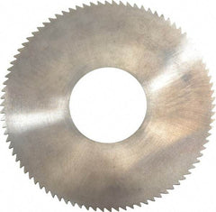 Made in USA - 1-3/4" Diam x 0.032" Blade Thickness x 5/8" Arbor Hole Diam, 90 Tooth Slitting and Slotting Saw - Arbor Connection, Solid Carbide, Concave Ground - Strong Tooling