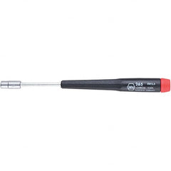 Wiha - 5.5mm Solid Shaft Precision Nutdriver - Cushion Grip Handle, 6-11/16" OAL - Strong Tooling