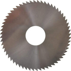 Made in USA - 2-1/4" Diam x 0.091" Blade Thickness x 5/8" Arbor Hole Diam, 60 Tooth Slitting and Slotting Saw - Arbor Connection, Solid Carbide, Concave Ground - Strong Tooling