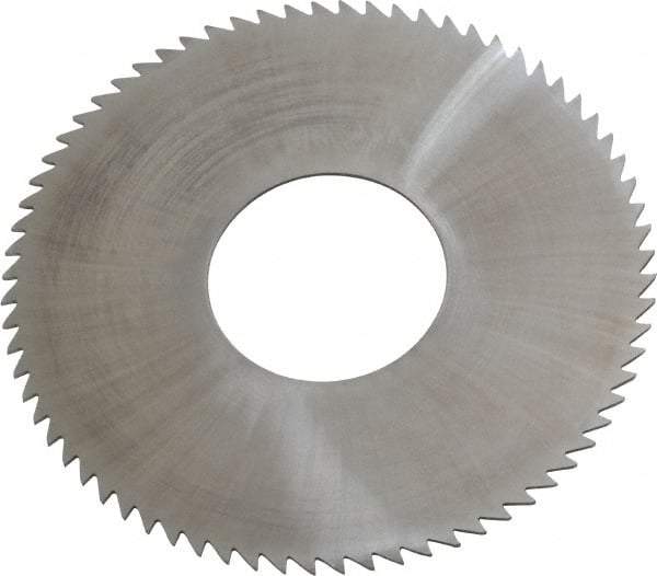 Made in USA - 2-3/4" Diam x 0.032" Blade Thickness x 1" Arbor Hole Diam, 72 Tooth Slitting and Slotting Saw - Arbor Connection, Solid Carbide, Concave Ground - Strong Tooling