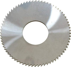 Made in USA - 2-3/4" Diam x 0.091" Blade Thickness x 1" Arbor Hole Diam, 72 Tooth Slitting and Slotting Saw - Arbor Connection, Solid Carbide, Concave Ground - Strong Tooling