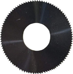 Made in USA - 1" Diam x 1/8" Thick, 3/8" Arbor Hole Diam, 98 Teeth, Solid Carbide Jeweler's Saw - Uncoated - Strong Tooling