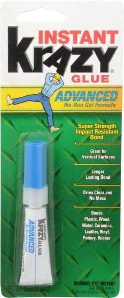 Elmer's - 0.14 oz Tube Clear Instant Adhesive - 1 min Working Time, Bonds to Ceramic, Leather, Metal, Plastic, Porcelain, Rubber, Vinyl & Wood - Strong Tooling