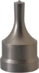 Cleveland Steel Tool - 5/16 Inch Diameter Round Ironworker Punch - 1-1/32 Inch Body Diameter, 1-5/32 Inch Head Diameter, 1-15/16 Inch Overall Length - Strong Tooling