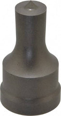 Cleveland Steel Tool - 9/16 Inch Diameter Round Ironworker Punch - 1-1/32 Inch Body Diameter, 1-5/32 Inch Head Diameter, 1-15/16 Inch Overall Length - Strong Tooling