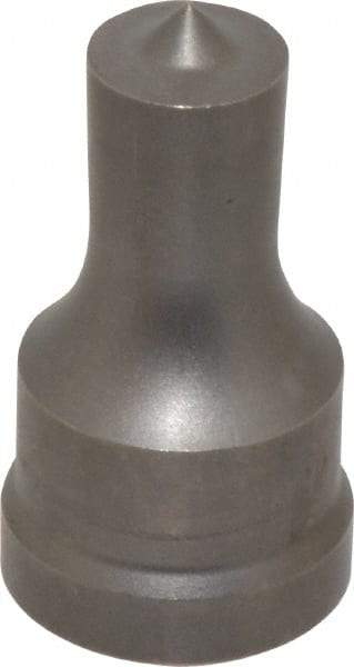 Cleveland Steel Tool - 5/8 Inch Diameter Round Ironworker Punch - 1-1/32 Inch Body Diameter, 1-5/32 Inch Head Diameter, 1-15/16 Inch Overall Length - Strong Tooling