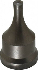 Cleveland Steel Tool - 5/16 Inch Diameter Round Ironworker Punch - 1-1/16 Inch Body Diameter, 1-7/32 Inch Head Diameter, 2-1/8 Inch Overall Length - Strong Tooling