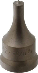 Cleveland Steel Tool - 11/32 Inch Diameter Round Ironworker Punch - 1-1/16 Inch Body Diameter, 1-7/32 Inch Head Diameter, 2-1/8 Inch Overall Length - Strong Tooling