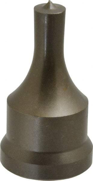 Cleveland Steel Tool - 13/32 Inch Diameter Round Ironworker Punch - 1-1/16 Inch Body Diameter, 1-7/32 Inch Head Diameter, 2-1/8 Inch Overall Length - Strong Tooling