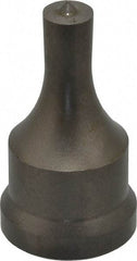 Cleveland Steel Tool - 7/16 Inch Diameter Round Ironworker Punch - 1-1/16 Inch Body Diameter, 1-7/32 Inch Head Diameter, 2-1/8 Inch Overall Length - Strong Tooling