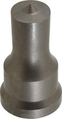 Cleveland Steel Tool - 3/4 Inch Diameter Round Ironworker Punch - 1-1/16 Inch Body Diameter, 1-7/32 Inch Head Diameter, 2-1/8 Inch Overall Length - Strong Tooling