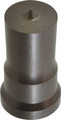 Cleveland Steel Tool - 1 Inch Diameter Round Ironworker Punch - 1-1/16 Inch Body Diameter, 1-7/32 Inch Head Diameter, 2-1/8 Inch Overall Length - Strong Tooling