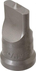 Cleveland Steel Tool - 5/16 Inch Wide Oblong Ironworker Punch - 1-1/16 Inch Body Diameter, 1-7/32 Inch Head Diameter, 2-1/8 Inch Overall Length - Strong Tooling