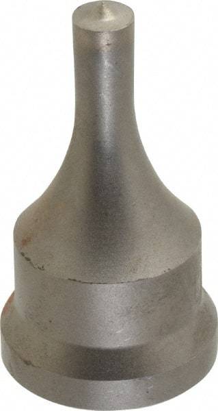 Cleveland Steel Tool - 11/32 Inch Diameter Round Ironworker Punch - 1-1/16 Inch Body Diameter, 1.24 Inch Head Diameter, 2-3/16 Inch Overall Length - Strong Tooling