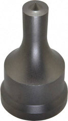 Cleveland Steel Tool - 1/2 Inch Diameter Round Ironworker Punch - 1-7/32 Inch Body Diameter, 1-3/8 Inch Head Diameter, 2-3/8 Inch Overall Length - Strong Tooling