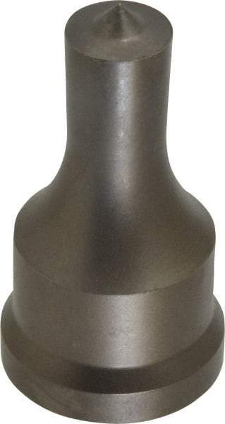 Cleveland Steel Tool - 5/8 Inch Diameter Round Ironworker Punch - 1-7/32 Inch Body Diameter, 1-3/8 Inch Head Diameter, 2-3/8 Inch Overall Length - Strong Tooling