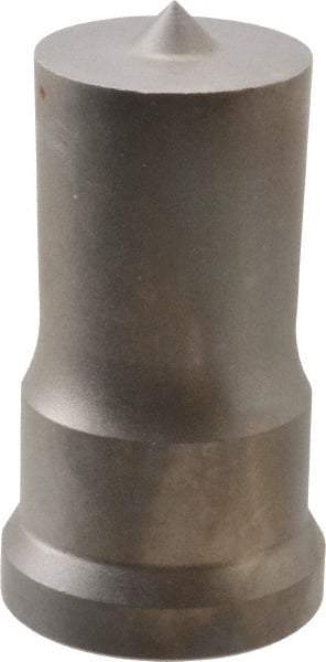 Cleveland Steel Tool - 1-1/8 Inch Diameter Round Ironworker Punch - 1-7/32 Inch Body Diameter, 1-3/8 Inch Head Diameter, 2-3/8 Inch Overall Length - Strong Tooling