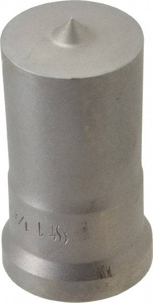 Cleveland Steel Tool - 1-1/4 Inch Diameter Round Ironworker Punch - 1-7/32 Inch Body Diameter, 1-3/8 Inch Head Diameter, 2-3/8 Inch Overall Length - Strong Tooling