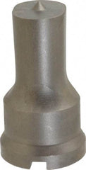 Cleveland Steel Tool - 13/16 Inch Wide Oblong Ironworker Punch - 1-7/32 Inch Body Diameter, 1-3/8 Inch Head Diameter, 2-3/8 Inch Overall Length - Strong Tooling