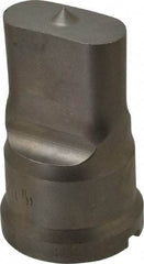 Cleveland Steel Tool - 11/16 Inch Wide Oblong Ironworker Punch - 1-17/32 Inch Body Diameter, 1-11/16 Inch Head Diameter, 2-11/16 Inch Overall Length - Strong Tooling