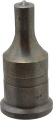 Cleveland Steel Tool - 7/16 Inch Diameter Round Ironworker Punch - 1 Inch Body Diameter, 1-3/16 Inch Head Diameter, 2-7/16 Inch Overall Length - Strong Tooling