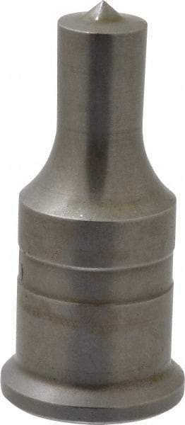 Cleveland Steel Tool - 9/16 Inch Diameter Round Ironworker Punch - 1 Inch Body Diameter, 1-3/16 Inch Head Diameter, 2-7/16 Inch Overall Length - Strong Tooling