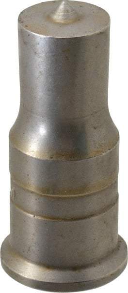 Cleveland Steel Tool - 13/16 Inch Diameter Round Ironworker Punch - 1 Inch Body Diameter, 1-3/16 Inch Head Diameter, 2-7/16 Inch Overall Length - Strong Tooling