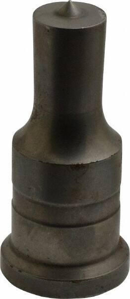 Cleveland Steel Tool - 13/16 Inch Diameter Round Ironworker Punch - 1-1/4 Inch Body Diameter, 1-1/2 Inch Head Diameter, 3-1/8 Inch Overall Length - Strong Tooling