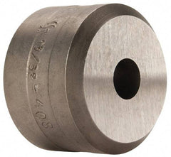 Cleveland Steel Tool - 13/32 Inch Diameter Round Ironworker Die - 1-1/2 Inch Head Diameter, 1 Inch Head Height - Strong Tooling