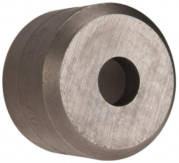 Cleveland Steel Tool - 15/32 Inch Diameter Round Ironworker Die - 1-1/2 Inch Head Diameter, 1 Inch Head Height - Strong Tooling