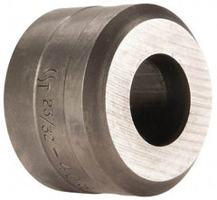 Cleveland Steel Tool - 23/32 Inch Diameter Round Ironworker Die - 1-1/2 Inch Head Diameter, 1 Inch Head Height - Strong Tooling