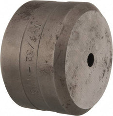 Cleveland Steel Tool - 7/32 Inch Diameter Round Ironworker Die - 1-13/16 Inch Head Diameter, 1-1/8 Inch Head Height - Strong Tooling