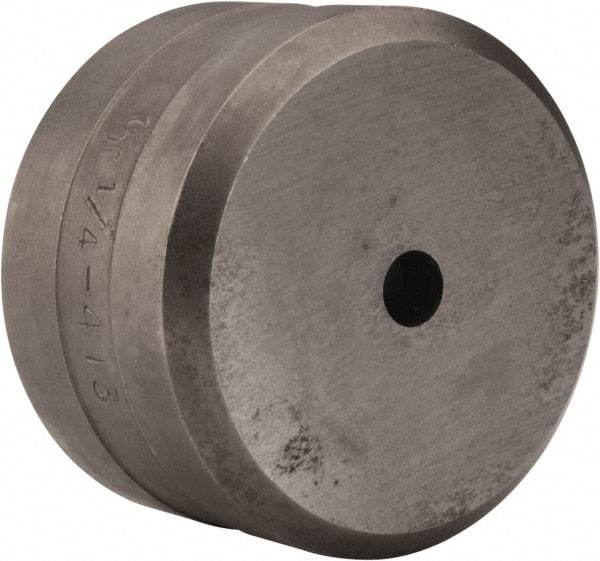 Cleveland Steel Tool - 1/4 Inch Diameter Round Ironworker Die - 1-13/16 Inch Head Diameter, 1-1/8 Inch Head Height - Strong Tooling