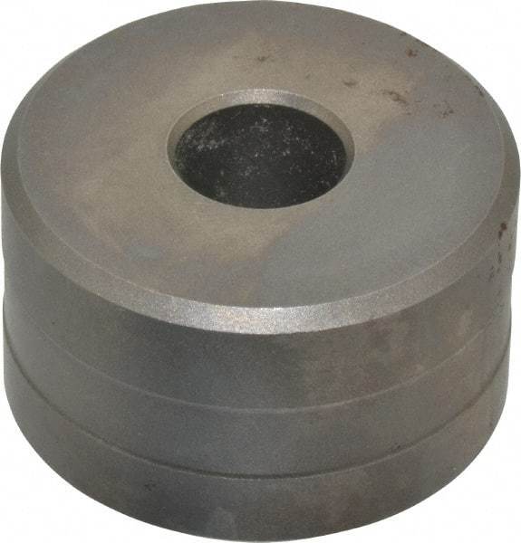 Cleveland Steel Tool - 15/32 Inch Diameter Round Ironworker Die - 1-13/16 Inch Head Diameter, 1-1/8 Inch Head Height - Strong Tooling