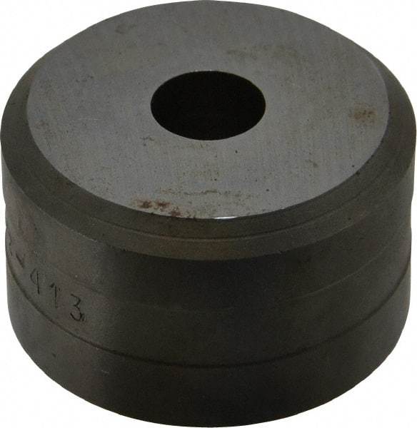 Cleveland Steel Tool - 1/2 Inch Diameter Round Ironworker Die - 1-13/16 Inch Head Diameter, 1-1/8 Inch Head Height - Strong Tooling