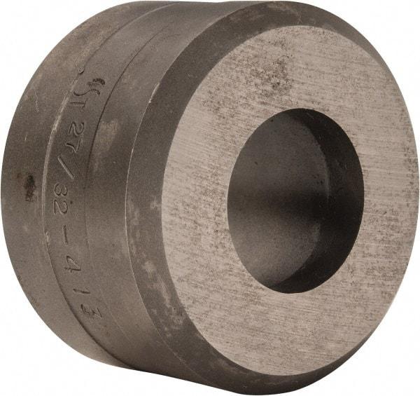 Cleveland Steel Tool - 27/32 Inch Diameter Round Ironworker Die - 1-13/16 Inch Head Diameter, 1-1/8 Inch Head Height - Strong Tooling