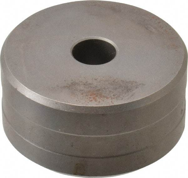 Cleveland Steel Tool - 3/8 Inch Diameter Round Ironworker Die - 2 Inch Head Diameter, 1 Inch Head Height - Strong Tooling