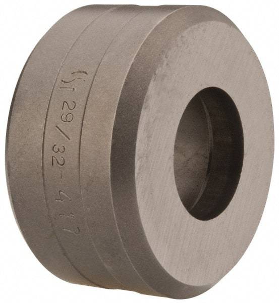 Cleveland Steel Tool - 29/32 Inch Diameter Round Ironworker Die - 2 Inch Head Diameter, 1 Inch Head Height - Strong Tooling