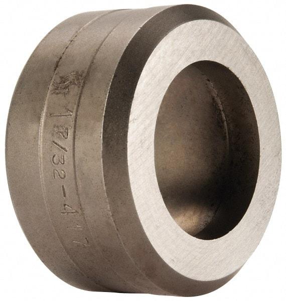 Cleveland Steel Tool - 1-7/32 Inch Diameter Round Ironworker Die - 2 Inch Head Diameter, 1 Inch Head Height - Strong Tooling