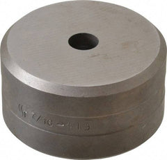 Cleveland Steel Tool - 7/16 Inch Diameter Round Ironworker Die - 2-3/8 Inch Head Diameter, 1-1/4 Inch Head Height - Strong Tooling