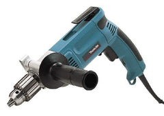 Makita - 1/2" Keyed Chuck, 900 RPM, Pistol Grip Handle Electric Drill - 7 Amps, 115 Volts, Reversible, Includes Chuck Key, Drill Chuck, Side Handle - Strong Tooling