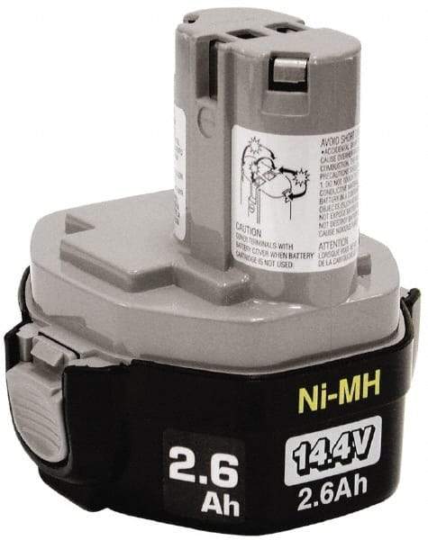 Makita - 14.4 Volt NiMH Power Tool Battery - 2.6 Ahr Capacity, 1 hr Charge Time, Series Mforce - Strong Tooling