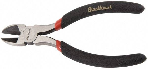 Blackhawk by Proto - 6-1/2" OAL, 10 AWG Capacity, Diagonal Cutter - 13/16" Jaw Length x 7/8" Jaw Width, Cushion Grip Handle - Strong Tooling