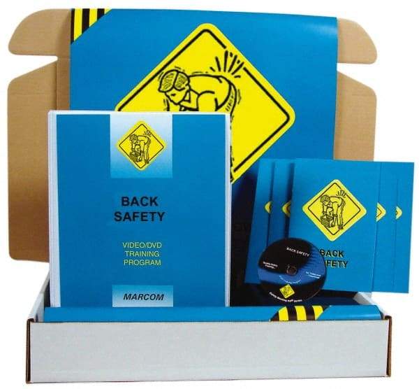 Marcom - Back Safety, Multimedia Training Kit - DVD, English and Spanish - Strong Tooling