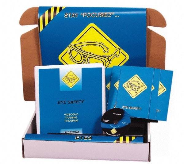 Marcom - Eye Safety, Multimedia Training Kit - DVD, English - Strong Tooling