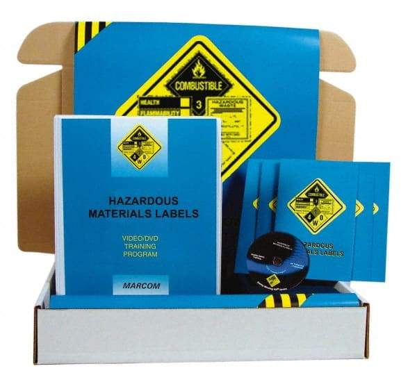 Marcom - Hazardous Materials Labels, Multimedia Training Kit - 22 Minute Run Time DVD, English and Spanish - Strong Tooling