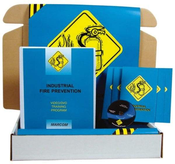 Marcom - Industrial Fire Prevention, Multimedia Training Kit - 22 Minute Run Time DVD, English and Spanish - Strong Tooling